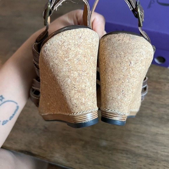 Indigo by Clarks Gull Pond Bronze Wedges size 9.5 - Picture 7 of 8